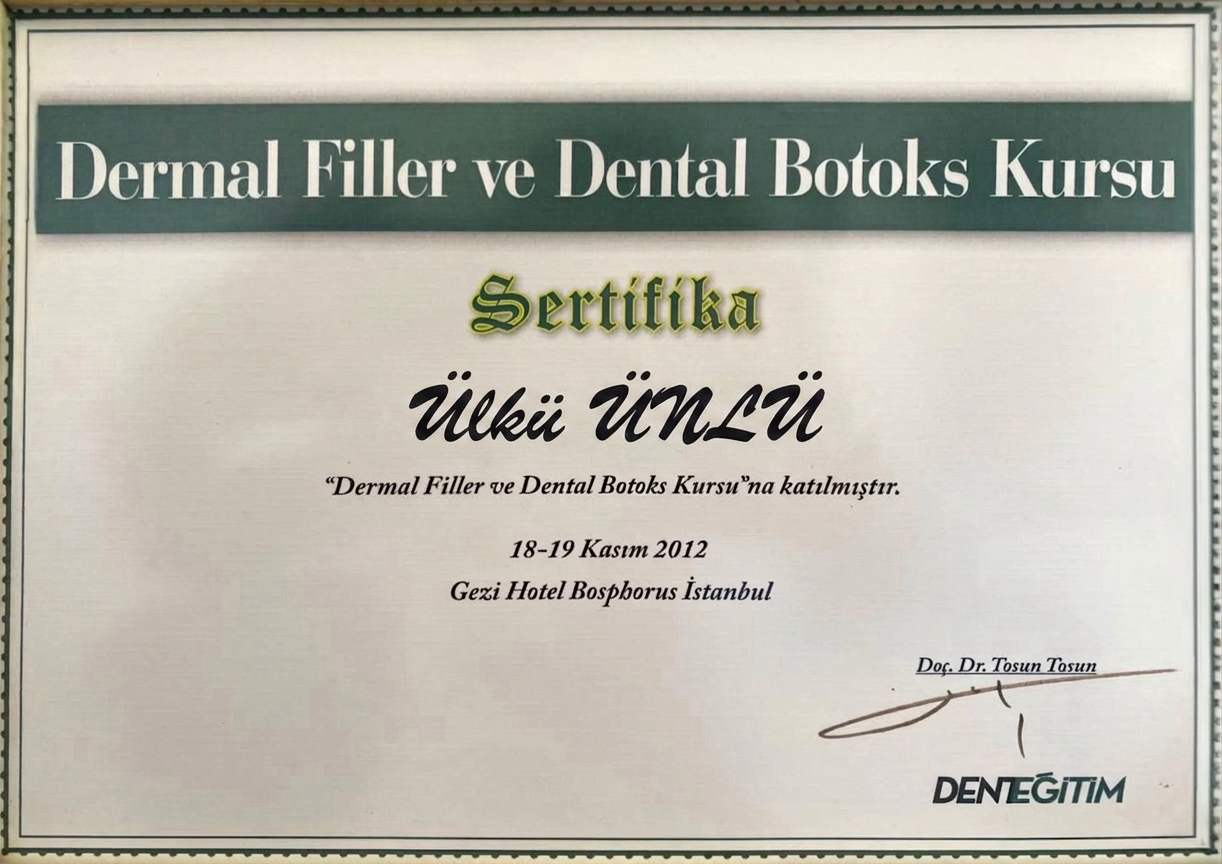 Dermal Filler ve Dental Botoks Kursu – İstanbul
